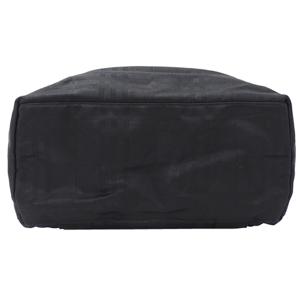 Burberry Backpack Canvas Plaid Pattern Black - image 3